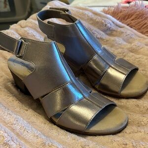 Clarks Metallic Gold Sandals